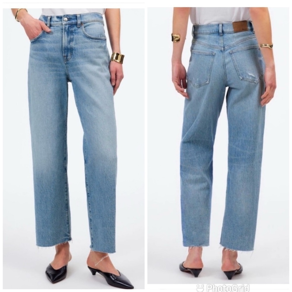 Madewell The Petite Perfect Vintage Wide-Leg Crop Jean Hallstead Wash W26P